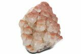 Free-Standing Hematite Included Calcite Crystal Cluster - China #360498-1